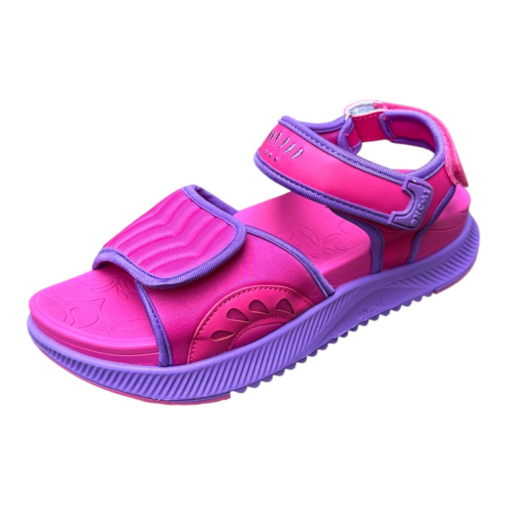 ONCAI Women’s 8 Pink & Purple Walking/Hiking Comfort Sandal with Arch Support